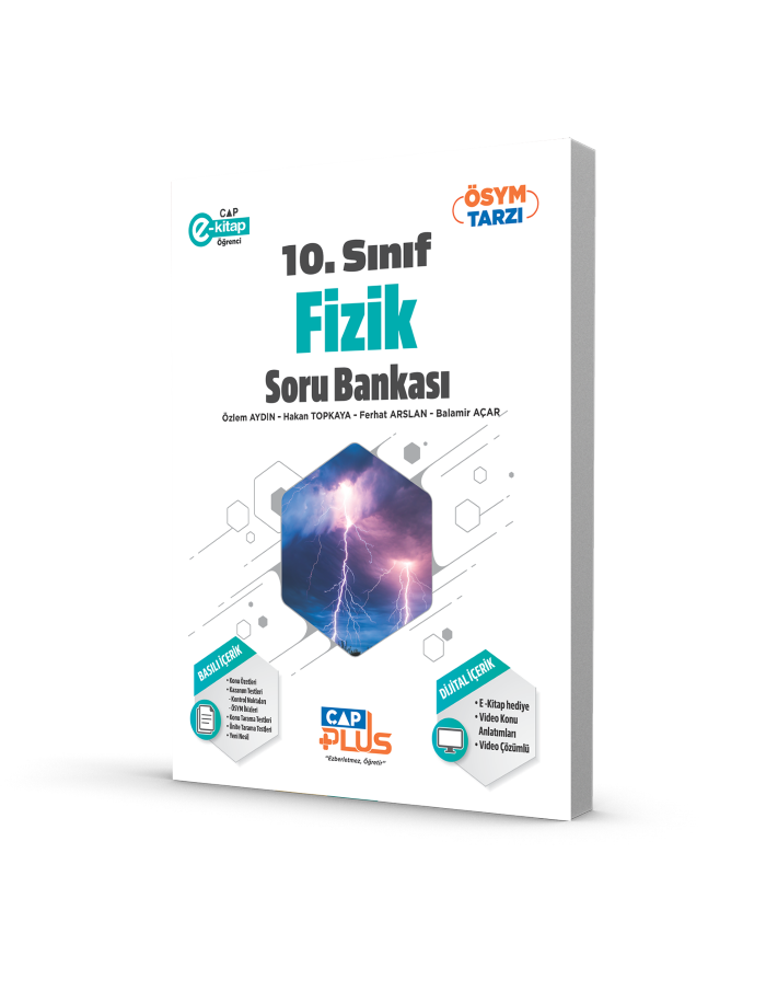 Çap Yayınları 10.Sınıf Fizik Soru Bankası