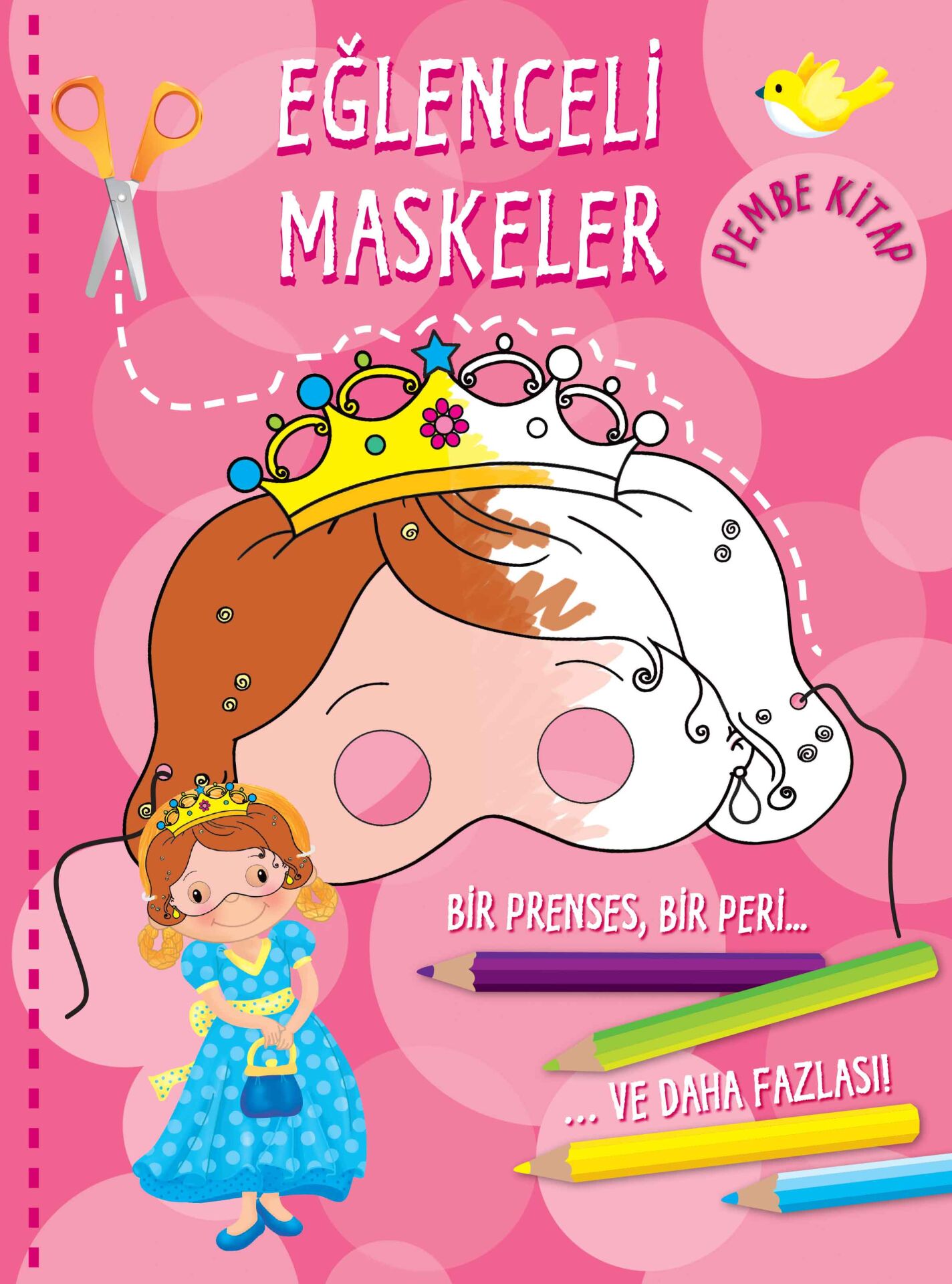 Parıltı Yayıncılık Eğlenceli Maskeler (Pembe Kitap)