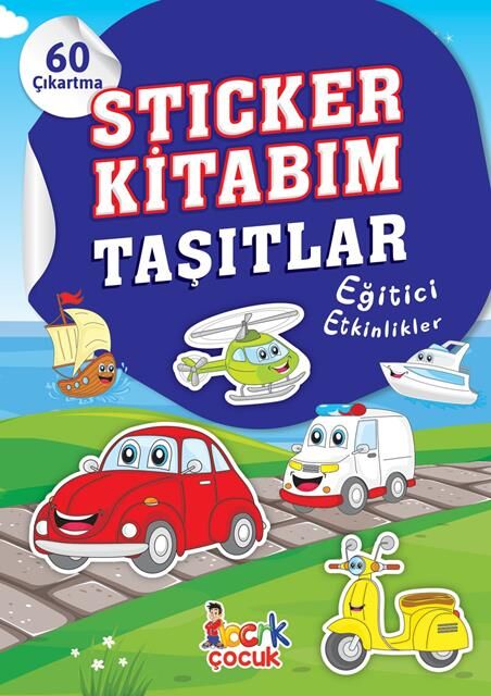 Bıcırık Yayınları Stıcker Kitabım Taşıtlar Eğitici Etkinlikler 60 Çıkartma