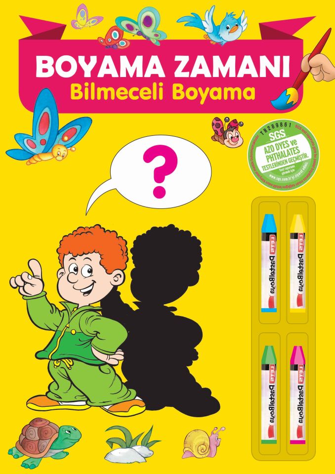 Parıltı Yayıncılık Boyama Zamanı Bilmeceli Boyama