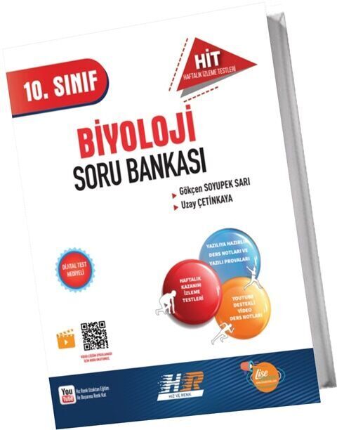 Hız Ve Renk Yayınları 10.Sınıf Biyoloji Soru Bankası