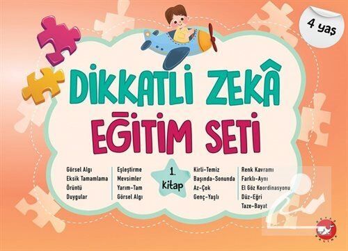 Dikkatli Zeka Eğitim 1. Kitap - 4 Yaş