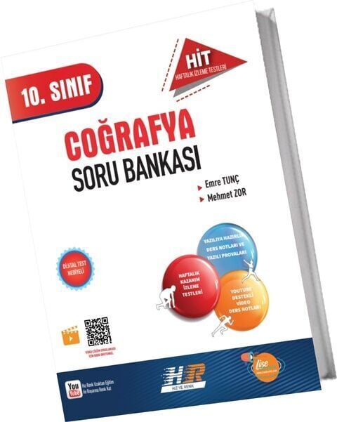 Hız Ve Renk Yayınları 10.Sınıf Coğrafya Soru Bankası