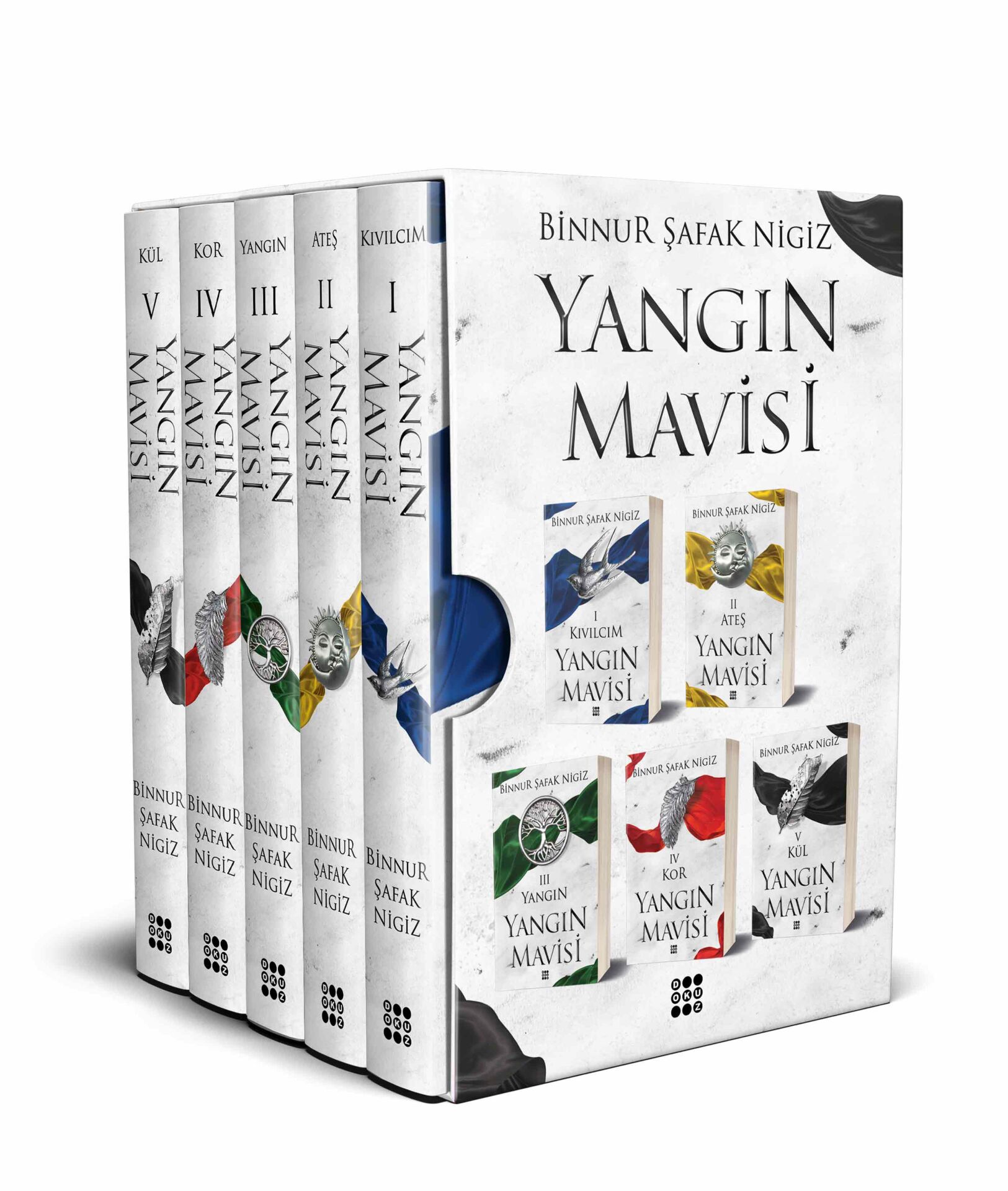 Yangın Mavisi (5 Kitap Takım)