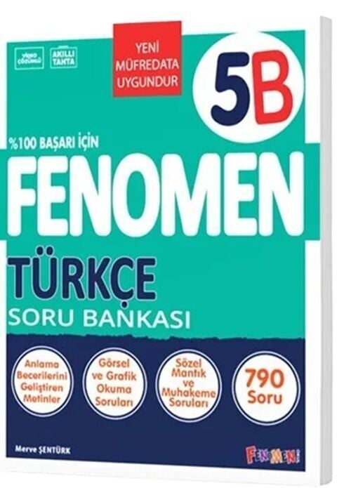 Fenomen 5.Sınıf Türkçe Soru Bankası (B)