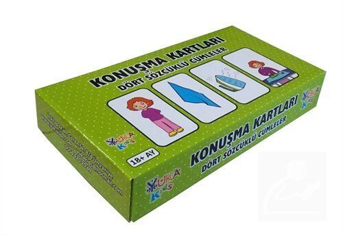 Yuka Kids Konuşma Kartları (Dört Sözcüklü Cümleler)