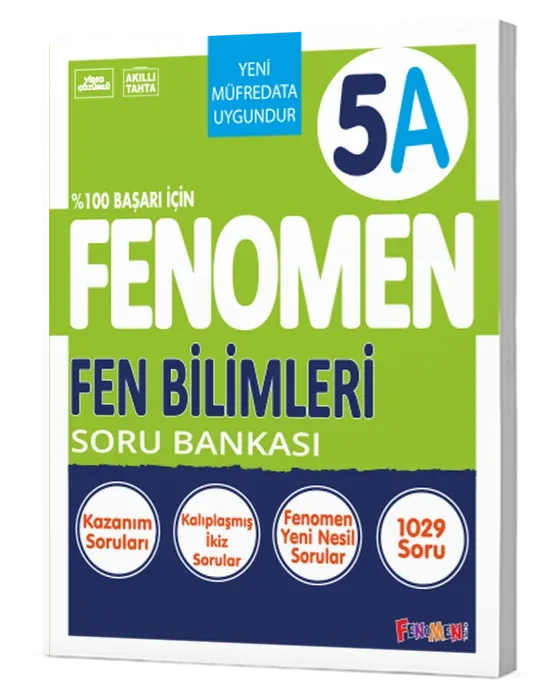 Fenomen 5.Sınıf Fen Bilimleri Soru Bankası (A)