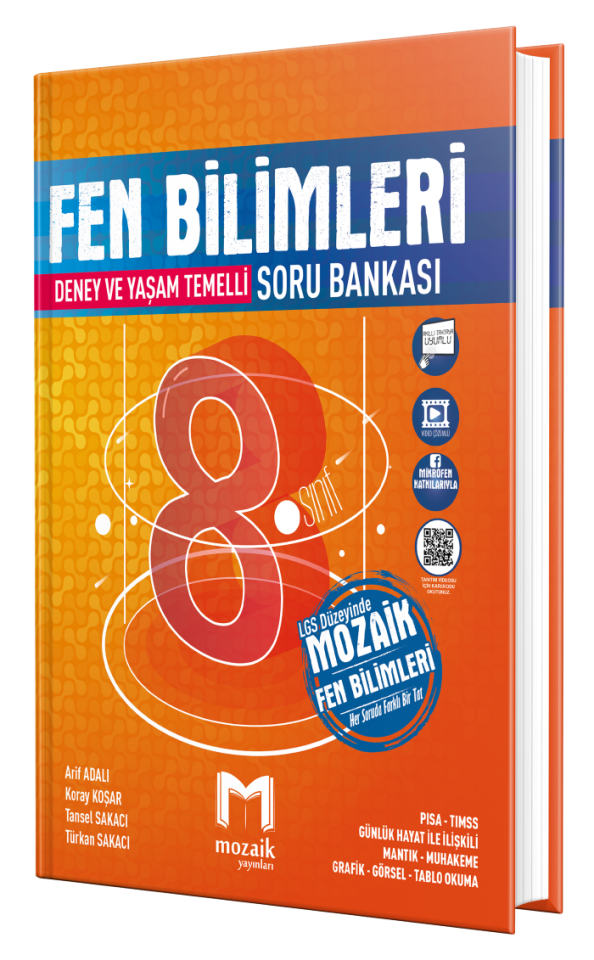 Mozaik Yayınları 8.Sınıf Fen Bilimleri Soru Bankası