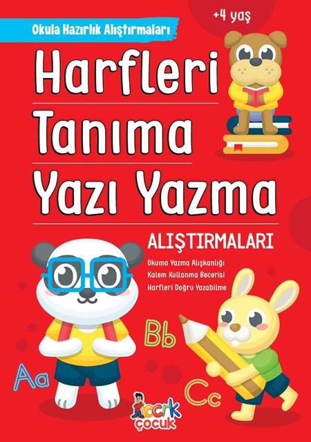 Bıcırık Yayınları Harfleri Tanıma Yazı Yazma Alıştırmaları /Bıcırık