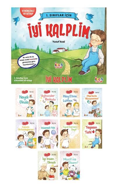 Bıcırık Yayınları İyi Kalplim Serisi (10 Kitap) Yusuf Asal