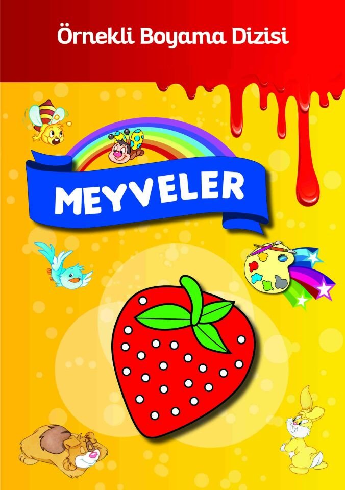 Meyveler - Örnekli Boyama