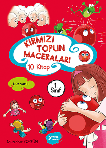 Yuva Yayınları 1.Sınıf Kırmızı Topun Maceraları 10 Kitap (Düz Yazılı )