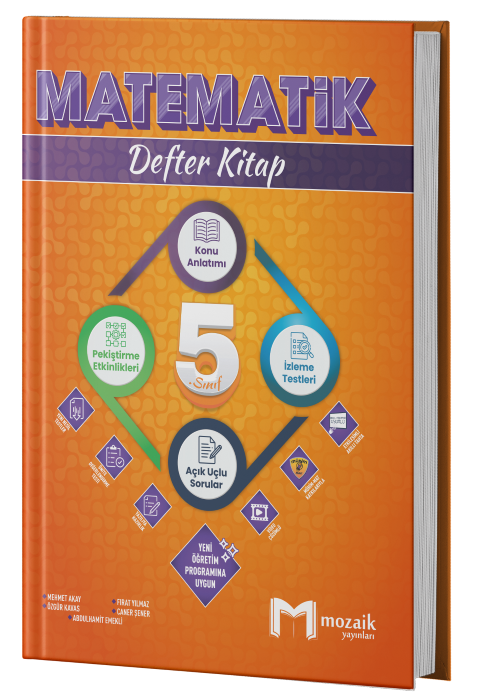 Mozaik Yayınları 5.Sınıf Matematik Defter Kitap