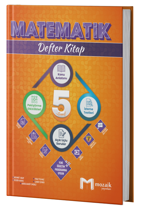 Mozaik Yayınları 5.Sınıf Matematik Defter Kitap