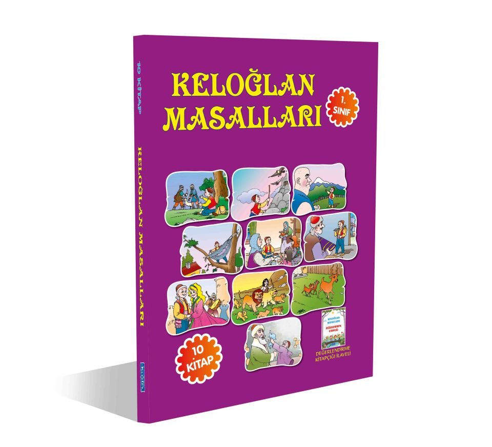 Keloğlan Masalları +7 Yaş Ve Üzeri Renkli Resimli (10 Kitap Set)