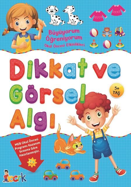 Bıcırık Yayınları Büyüyorum Öğr.-Dikkat Ve Görsel Algı /Bıcırık