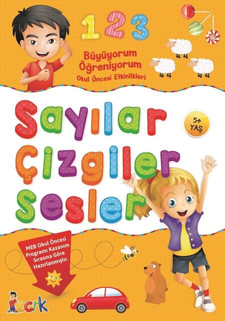 Bıcırık Yayınları Büyüyorum Öğr.-Sayılar Çizgiler Sesler /Bıcırık