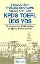 İngilizce Eş Anlamlı Kelime Kartları (Kpds, Toefl, Üds, Yds)