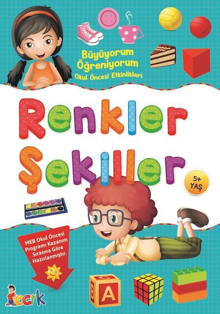 Bıcırık Yayınları Büyüyorum Öğr.-Renkler Şekiller /Bıcırık