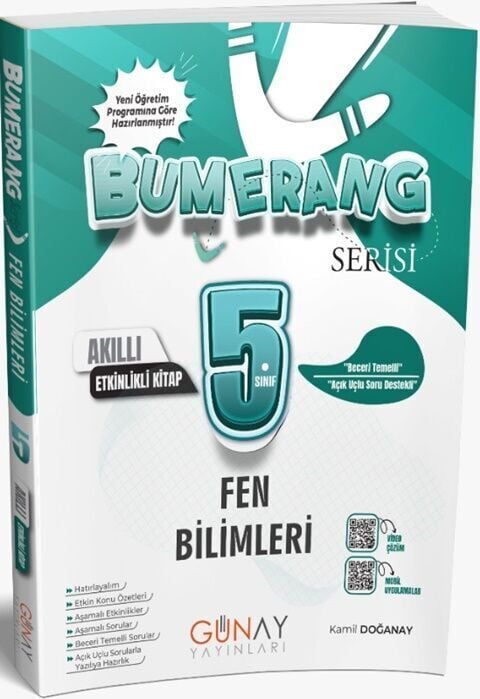 Günay Yayınları 5.Sınıf Bumerang Etkinlikli Fen Bilimleri