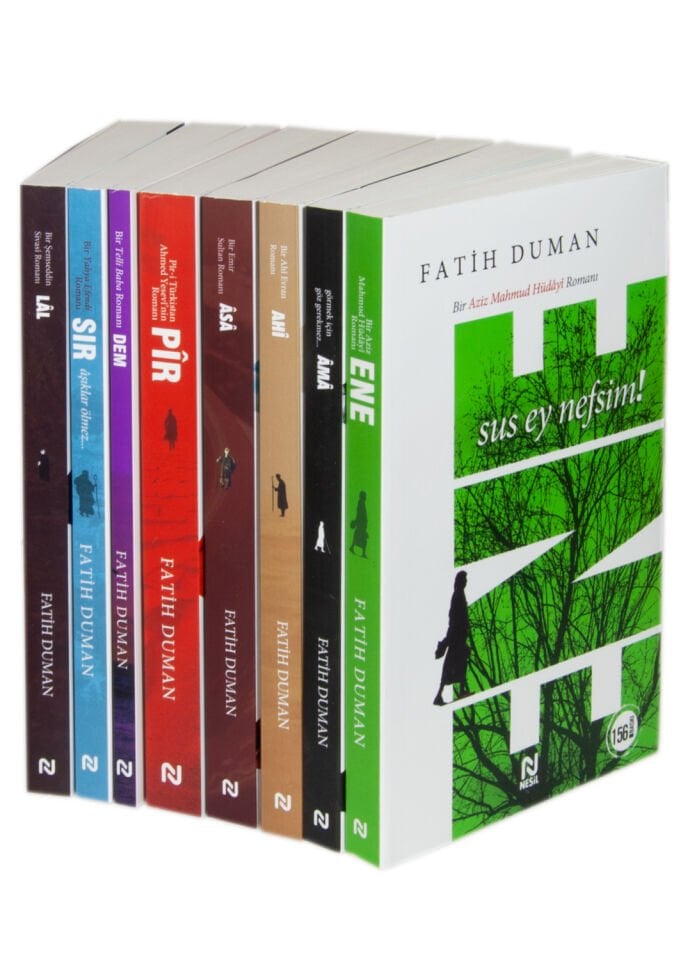 Fatih Duman Romanları Ene-Dem-Sır-Pir-Ahi-Asa-Lal-Ama (8 Kitap Kutulu)