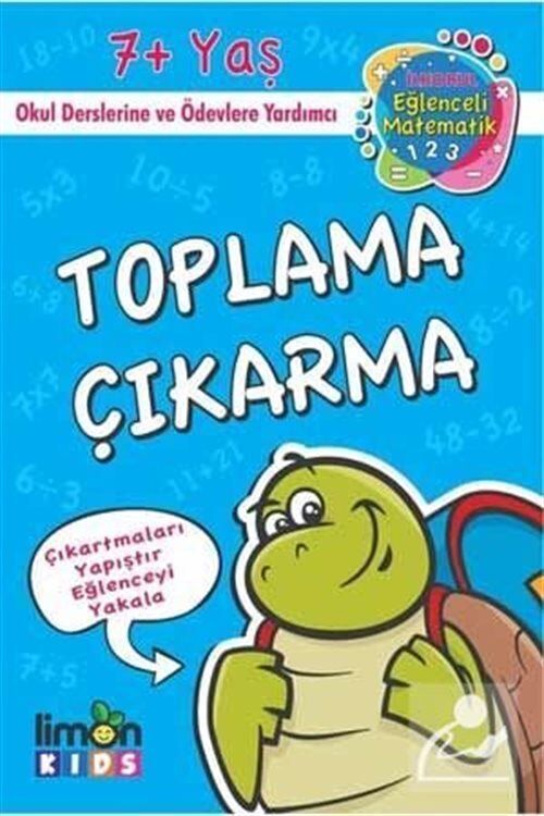 Limon Kids İlk Okul Eğlenceli Matematik Çıkartmalı Toplama Çıkarma