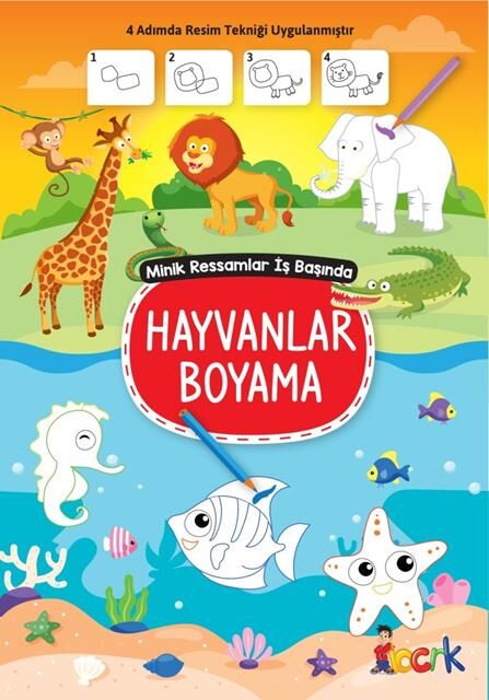 Bıcırık Yayınları Minik Ressam İş Başında - Hayvanlar Boyama