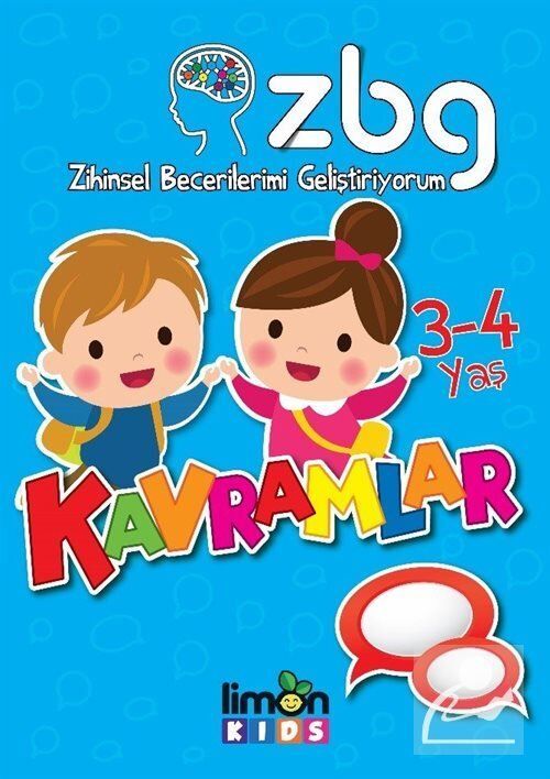 Limon Kids Zihinsel Becerilerimi Geliştiriyorum 3-4 Yaş Kavramlar