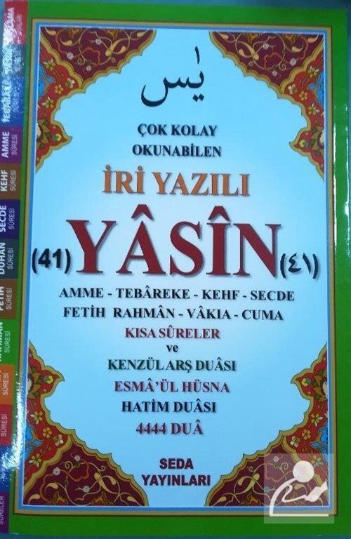 Seda Yayınları Cami Boy İri Yazılı 41 Yasin Kod 168