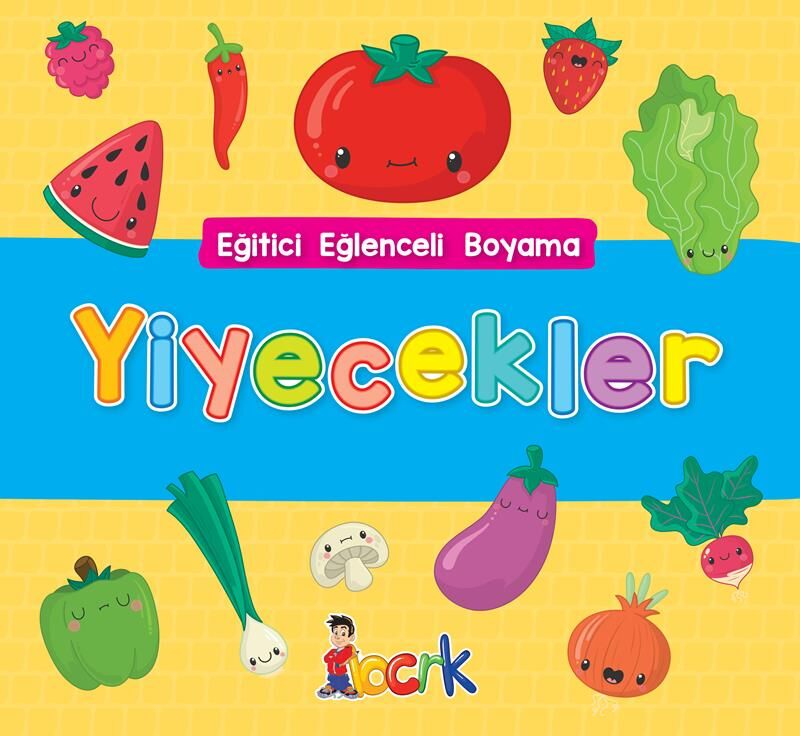 Bıcırık Yayınları Eğitici Eğlenceli Boyama_Yiyecekler