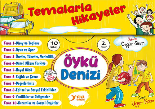 Yuva Yayınları 2.Sınıf Öykü Denizi Kutulu Set + Soru Kitapçığı 10 Kitap