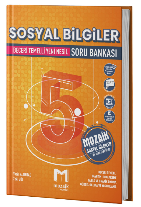 Mozaik Yayınları 5.Sınıf Sosyal Bilgiler Soru Bankası