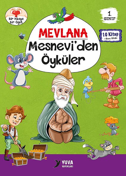 Yuva Yayınları 1.Sınıf Mevlanadan Öyküler 10 Kitap ( Düz Yazı)