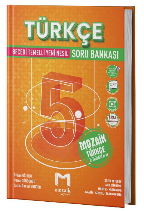 Mozaik Yayınları 5.Sınıf Türkçe Soru Bankası