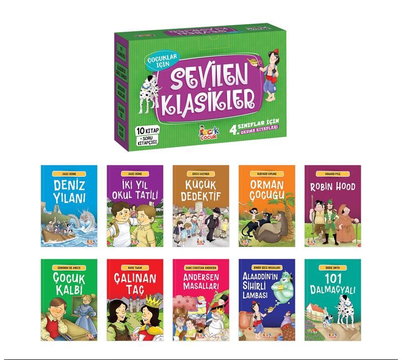 Bıcırık Yayınları Sevilen Klasikler_Çocuklar İçin (10 Kitap+Sk) /Bıcırık