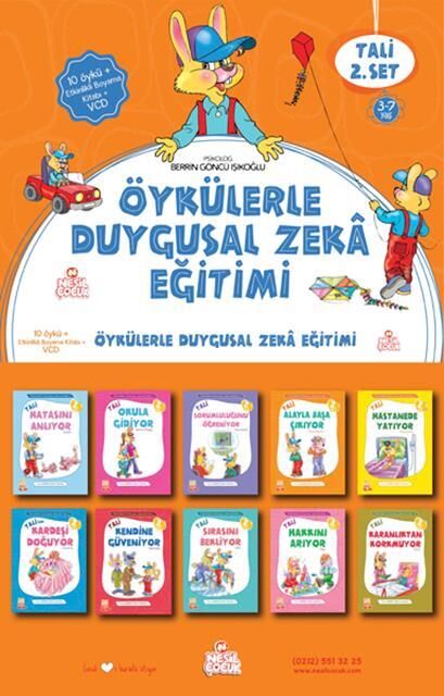 Nesil Çocuk Tali 2 Öykülerle Duygusal Zeka Eğitimi  10 Kitap