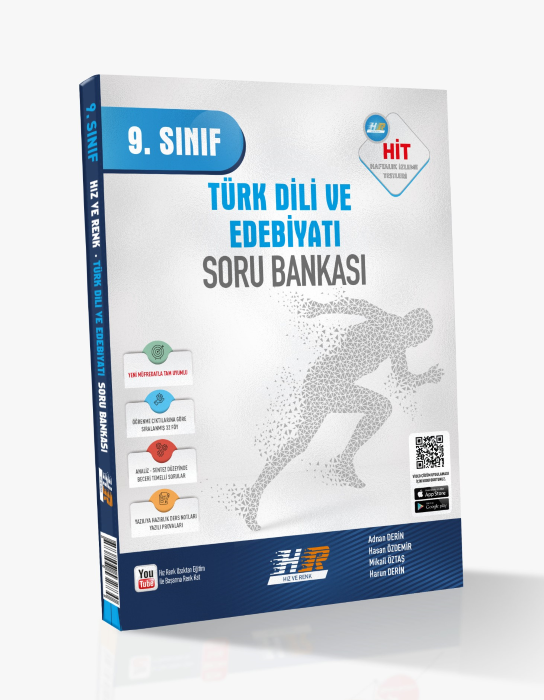 Hız Ve Renk Yayınları 9.Sınıf Türk Dili Ve Edebiyatı Soru Bankası