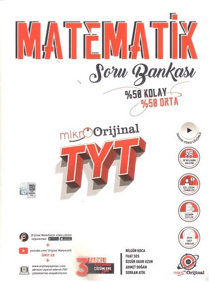 Orijinal Yayınları Tyt Mikro Matematik Soru Bankası