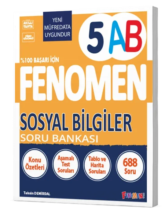 Fenomen 5.Sınıf Sosyal Bilgiler Soru Bankası A-B