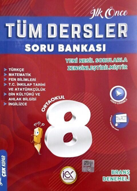 İlk Önce Yayıncılık 8.Sınıf Tüm Dersler (1.Hamur)