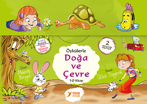 Yuva Yayınları 2.Sınıf Doğa Ve Çevre Serisi Kutulu Set + Soru Kitapçığı 10 Kitap