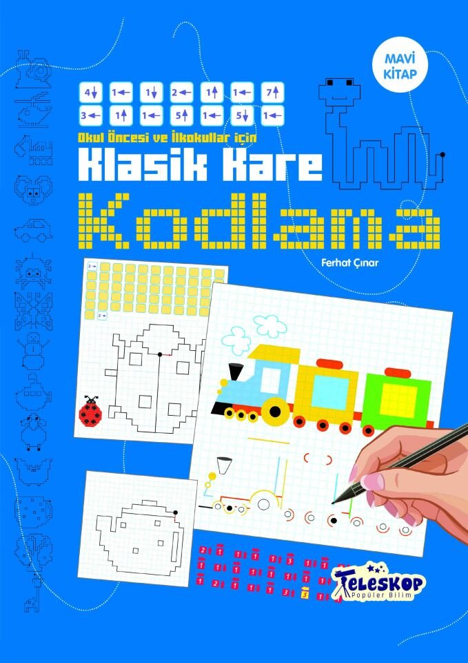 Teleskop Mavi Kitap  Klasik Kare Kodlama