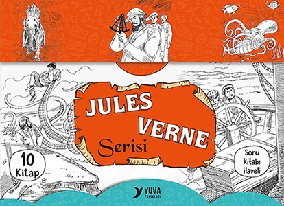 Yuva Yayınları 4.Sınıf Jules Verne Serisi Kutulu Set (80 Sayfa ) + Soru Kitapçığı 10 Kitap