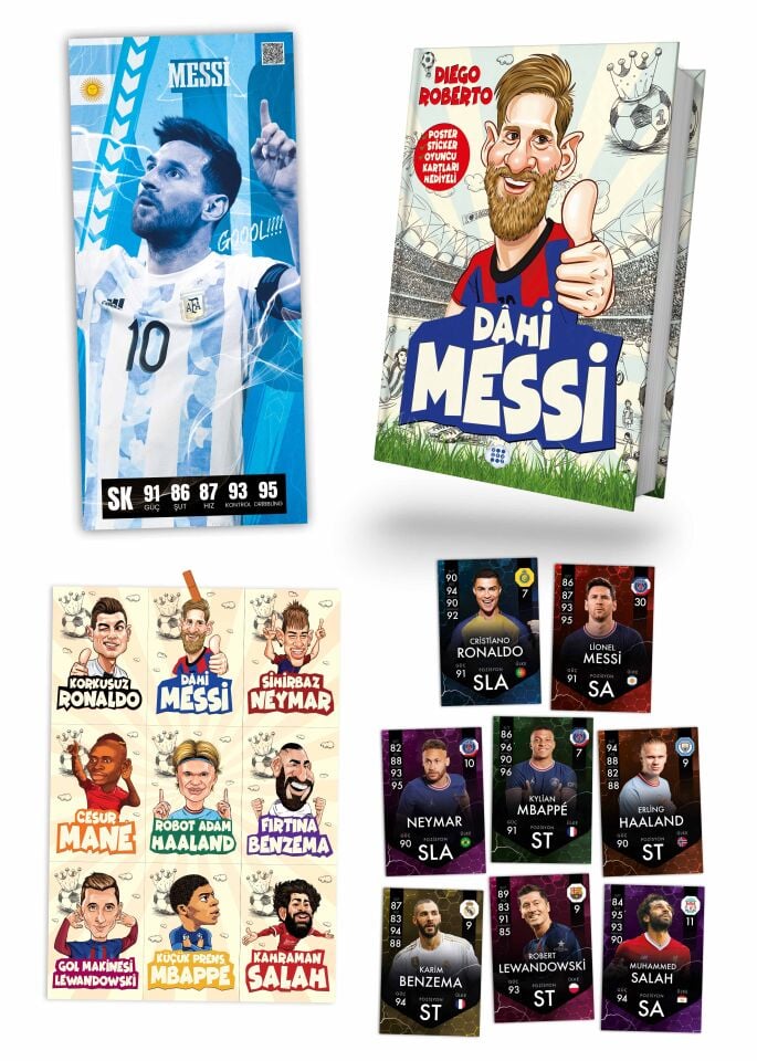 Dokuz Yayınları Dâhi Messi (Ciltli)