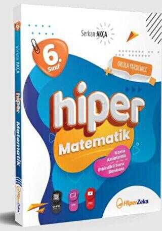 Hiper Zeka Yayınları 6.Sınıf Matematik Konu Anlatımlı & Soru Bankası