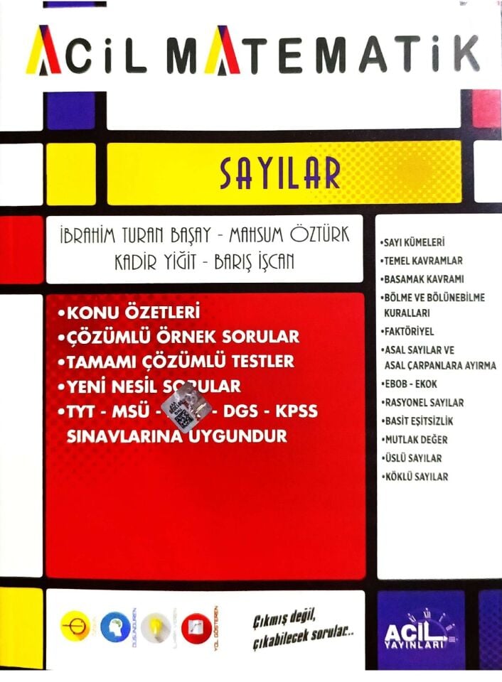 Acil Yayınları Tyt Sayılar