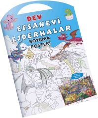 0-6 Yaş Yayınları Efsanevi Ejderhalar Dev Boyama Posteri