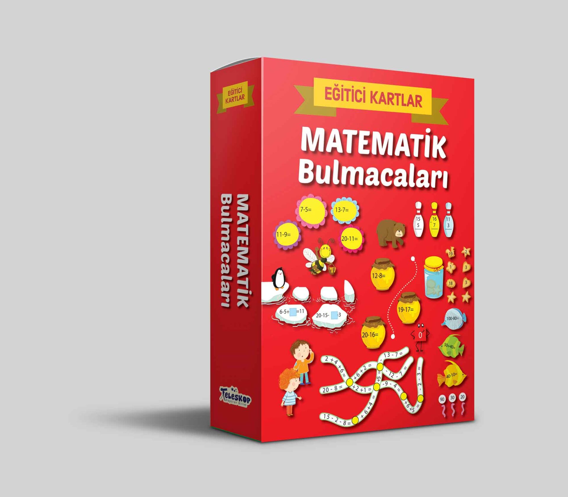 Teleskop Matematik Bulmacaları / Etkinlik Kartları