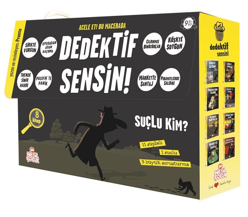 Nesil Çocuk Dedektif Sensin 8 Kitap