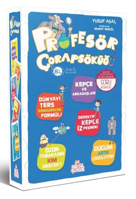 Nesil Çocuk Profesör Çorap Söküğü Seti 5 Kitap+Sk